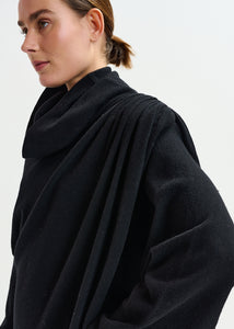 Illow knitted dress with scarf