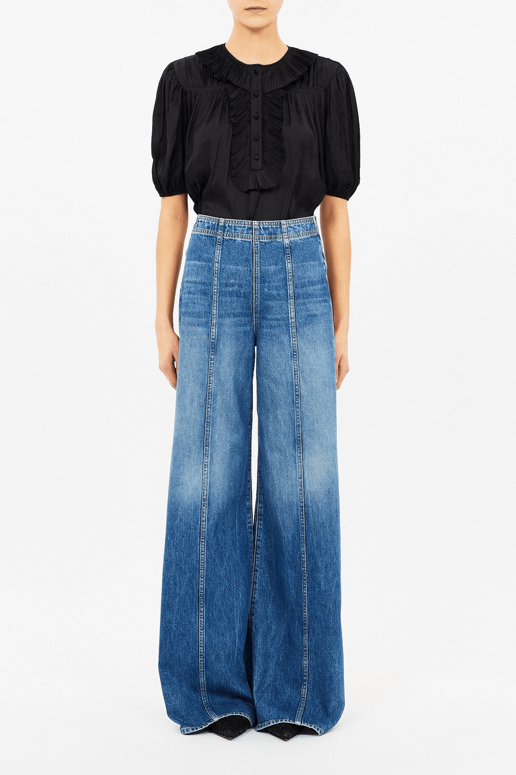 The Bianca Wide Leg Jean - Tandem