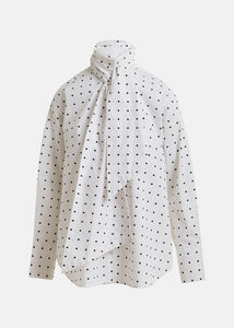 Imoverit pussy bow tie shirt