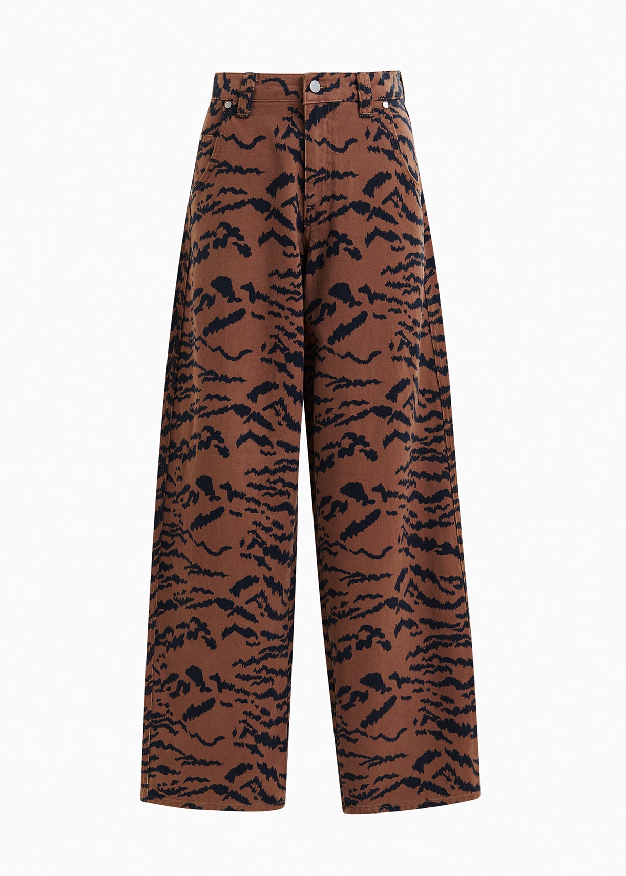 Impeccable printed jeans