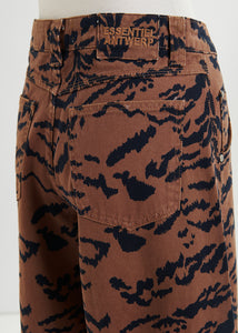 Impeccable printed jeans
