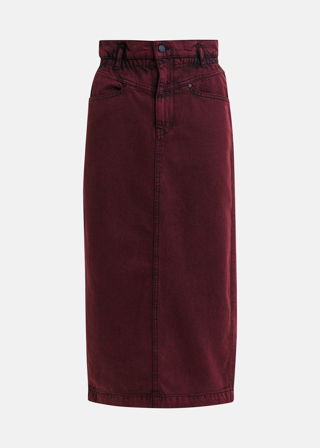 Inclusive overdye denim skirt