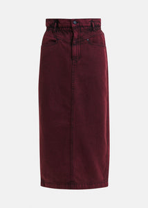 Inclusive overdye denim skirt