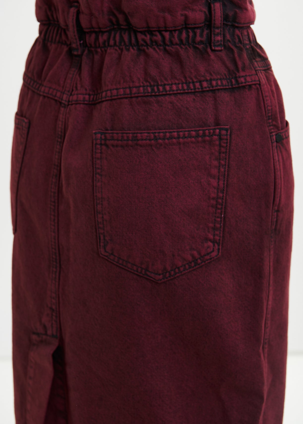 Inclusive overdye denim skirt