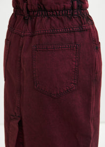 Inclusive overdye denim skirt