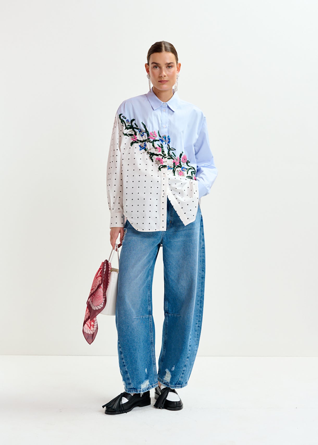 Independence embellished shirt