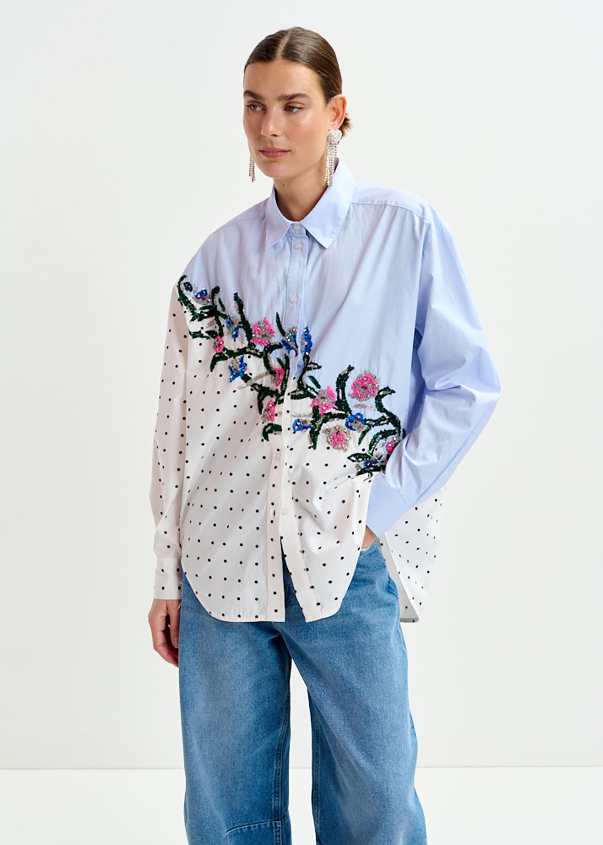Independence embellished shirt