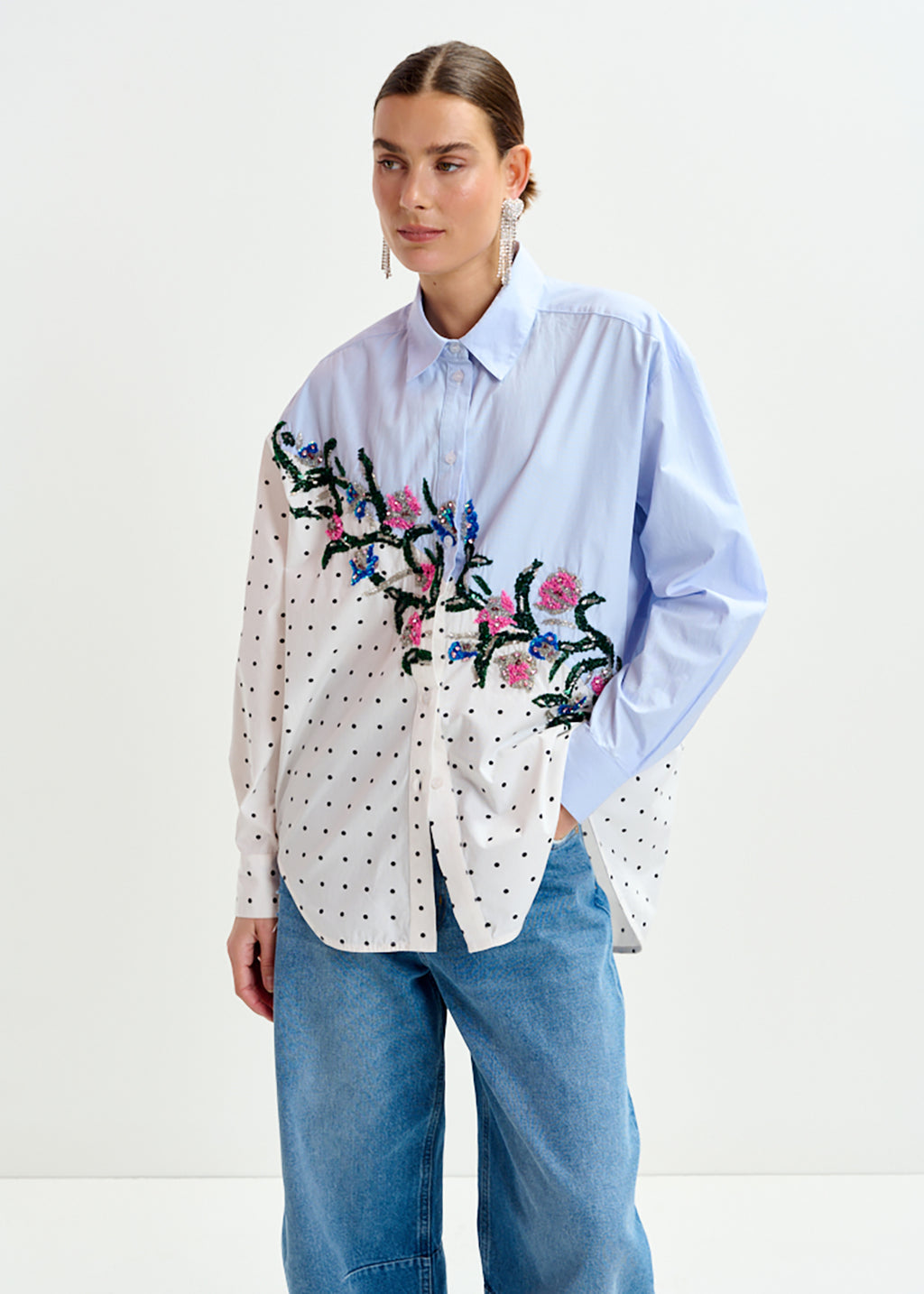 Independence embellished shirt