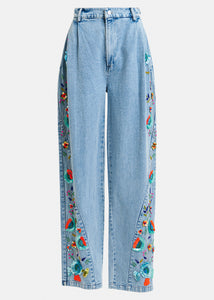Innecticut sequin denim jeans