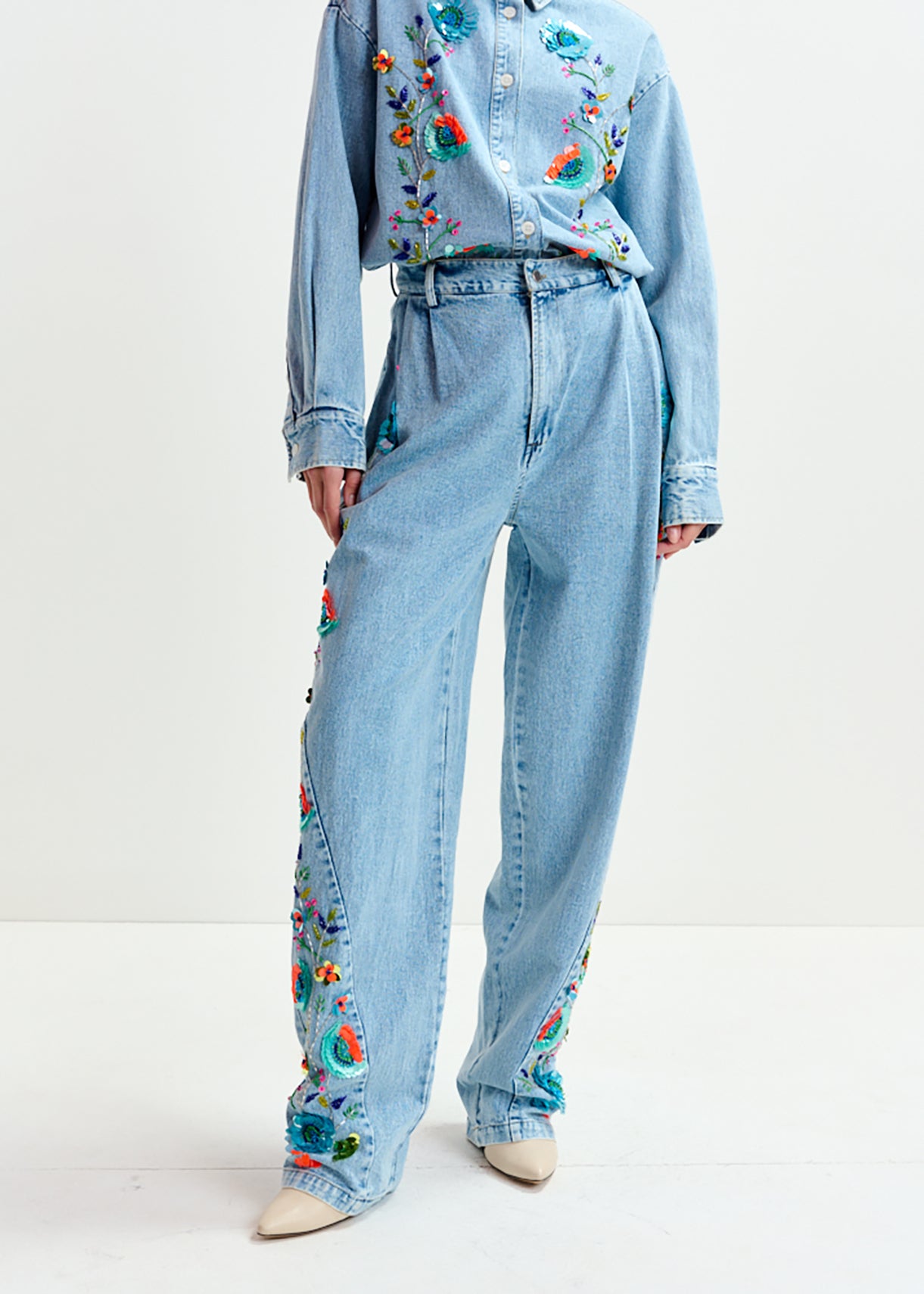Innecticut sequin denim jeans