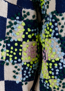 Inter embroidered pullover