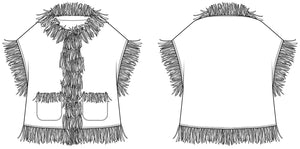 Ishani fringed gilet