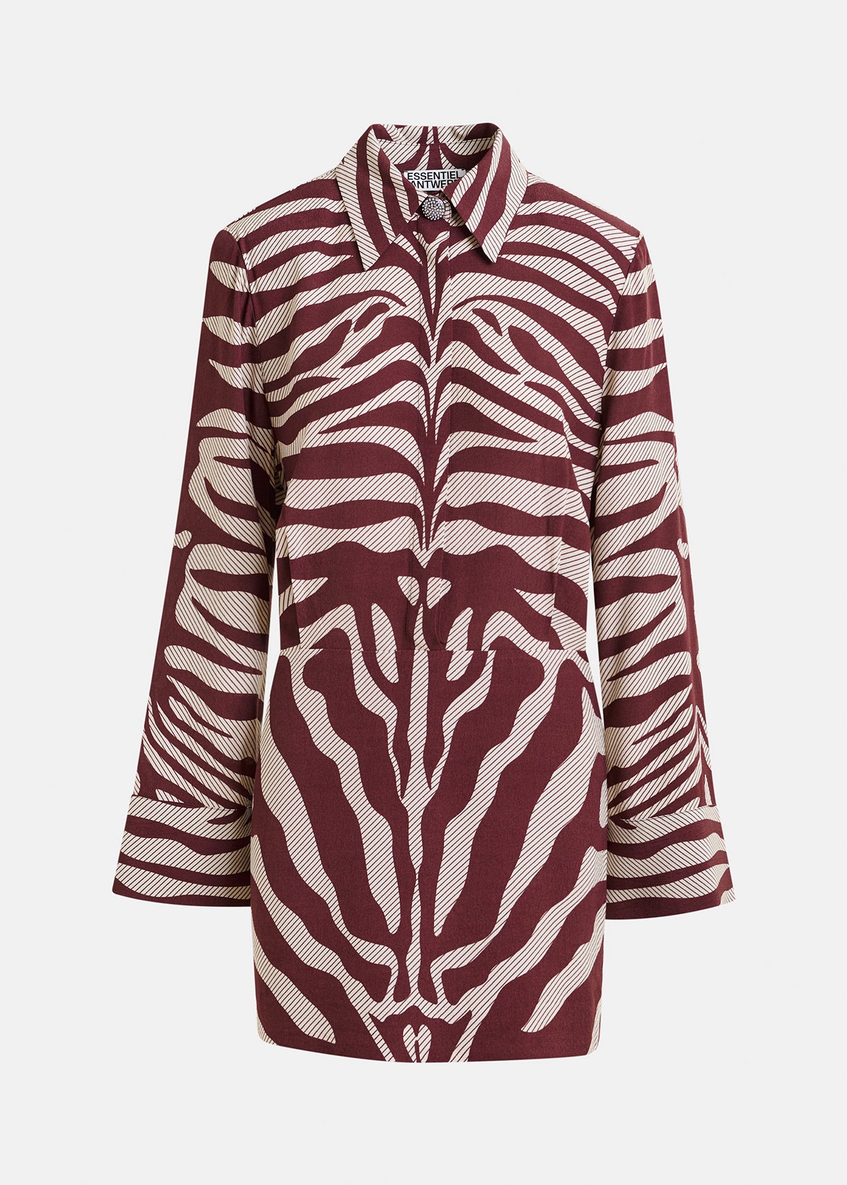 Isniper shirt mini dress