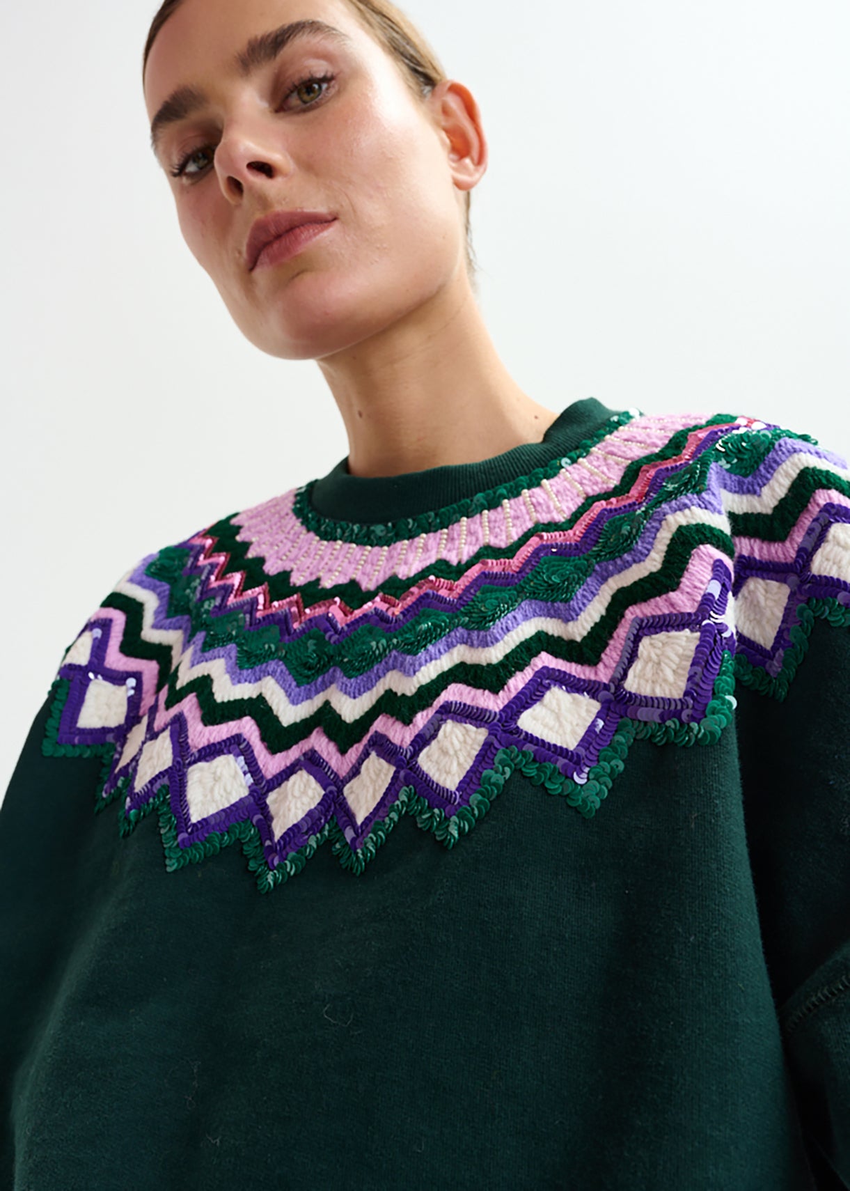 Issu embroidered sweatshirt