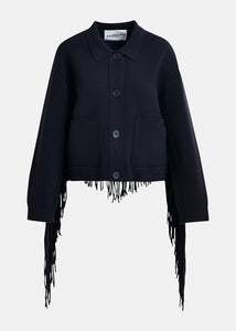 Istern jacket with fringes