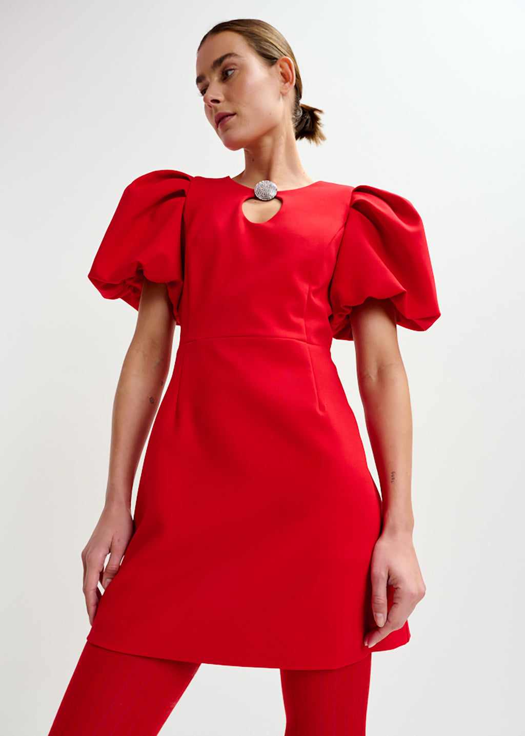 Iwalk puff sleeve minidress