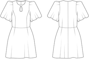 Iwalk puff sleeve minidress