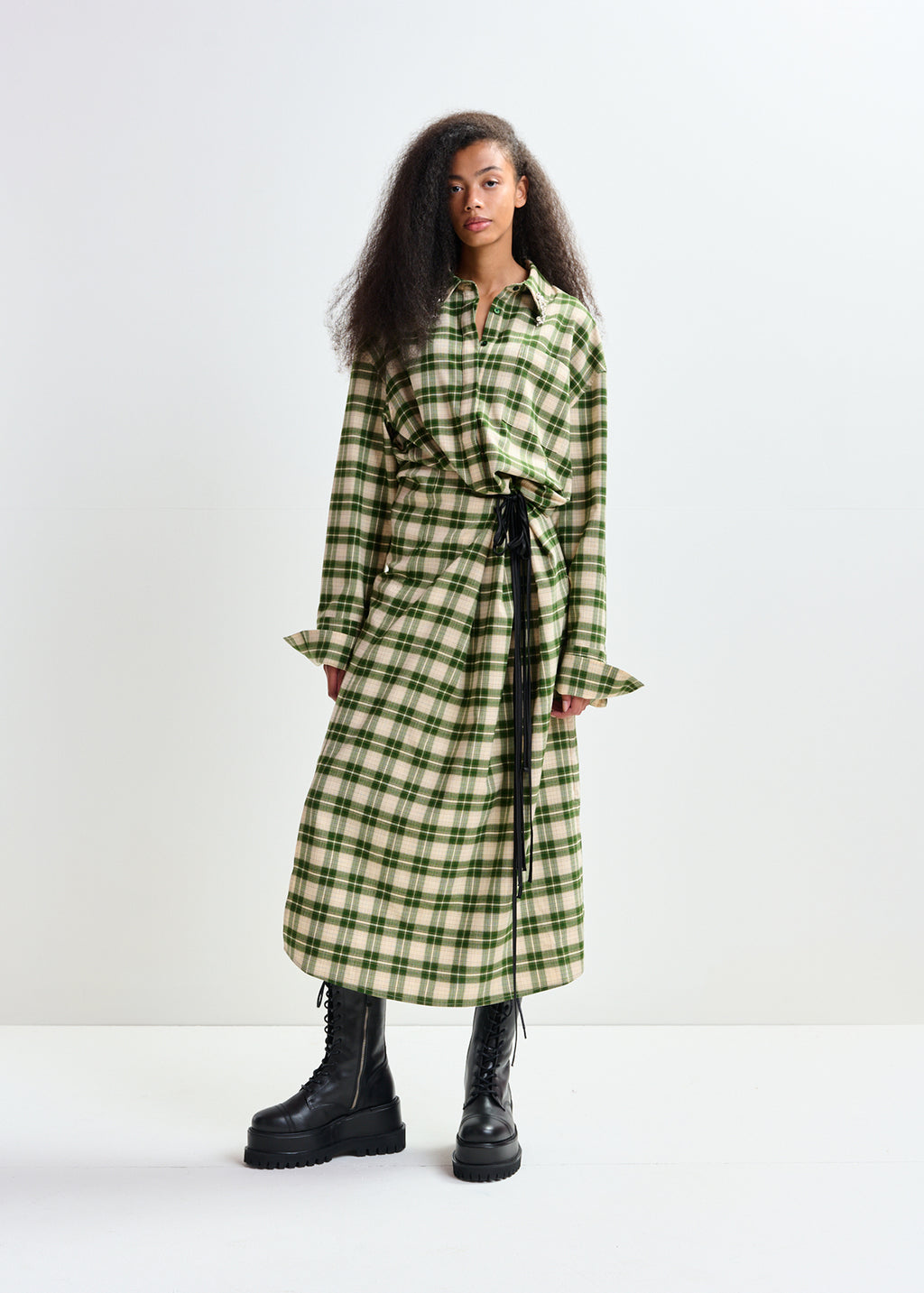 Jid maxi length shirt dress