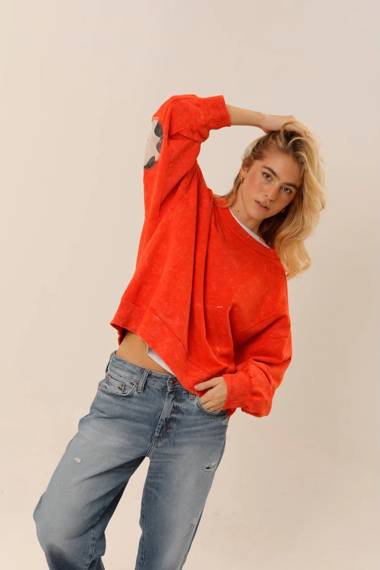 Sweat One Tee Dany rouge