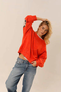 Sweat One Tee Dany rouge