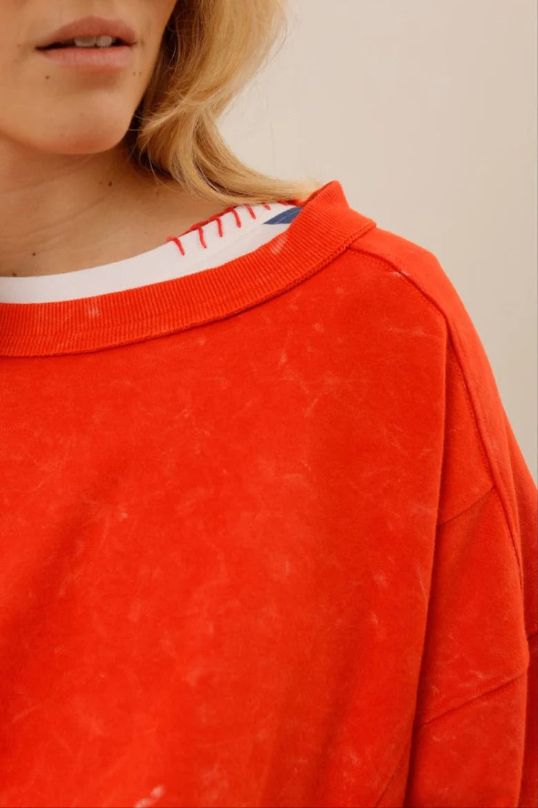 Sweat One Tee Dany rouge