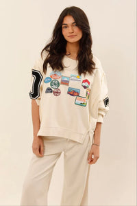 Sweat One Tee Olympe ivoire