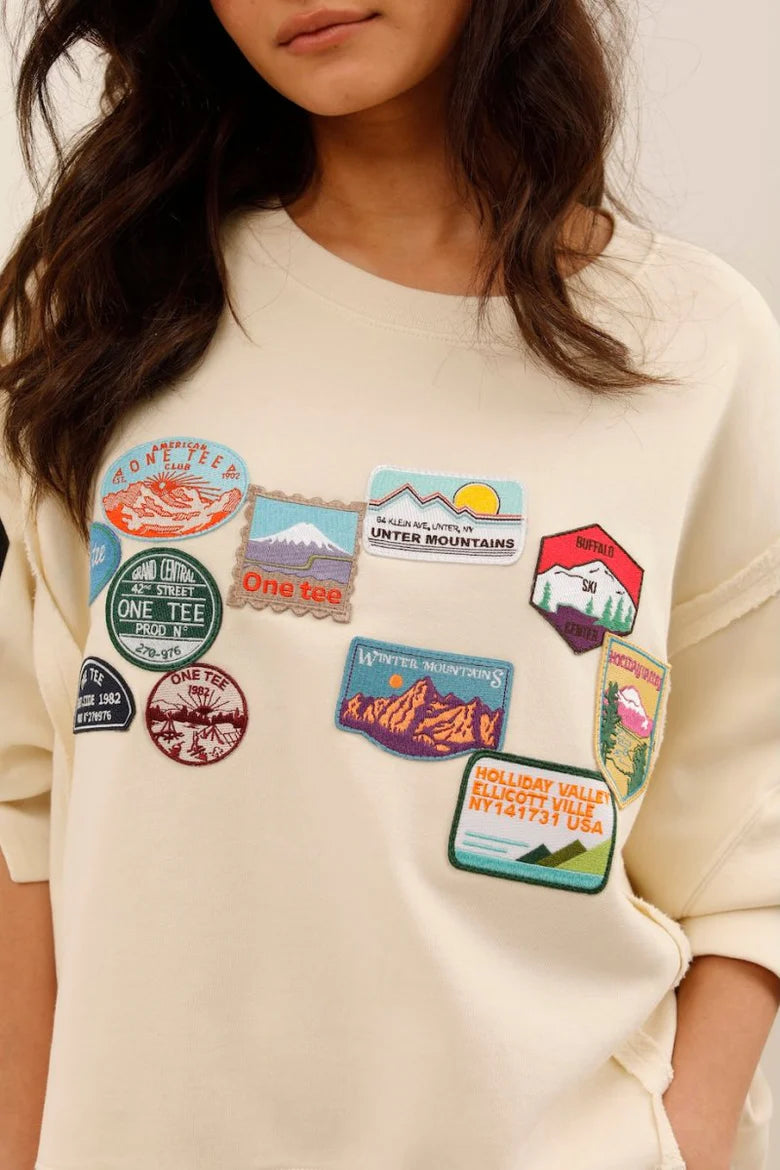 Sweat One Tee Olympe ivoire