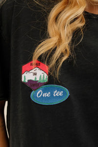 Tshirt One Tee Gaston noir