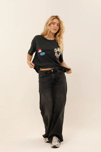 Tshirt One Tee Gaston noir