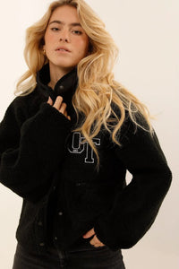 Veste One Tee Sherpa Rebecca noire