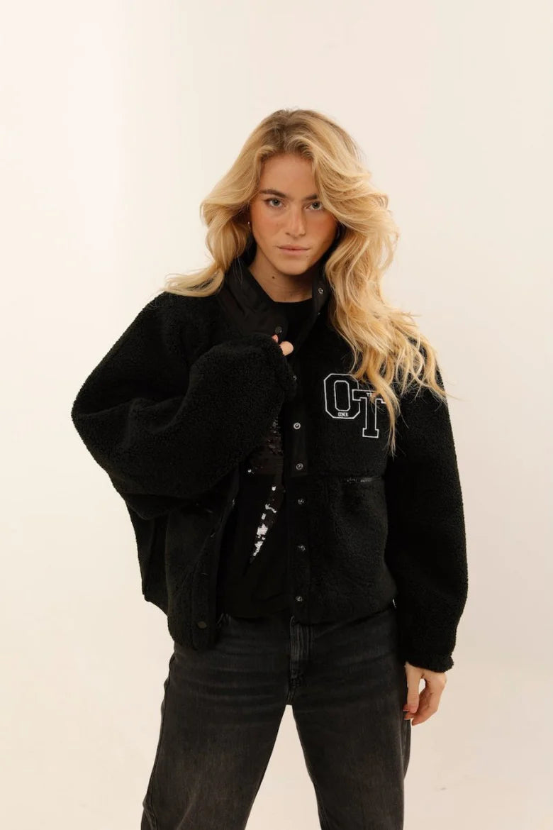 Veste One Tee Sherpa Rebecca noire