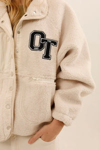 Veste One Tee Sherpa Rebecca ivoire