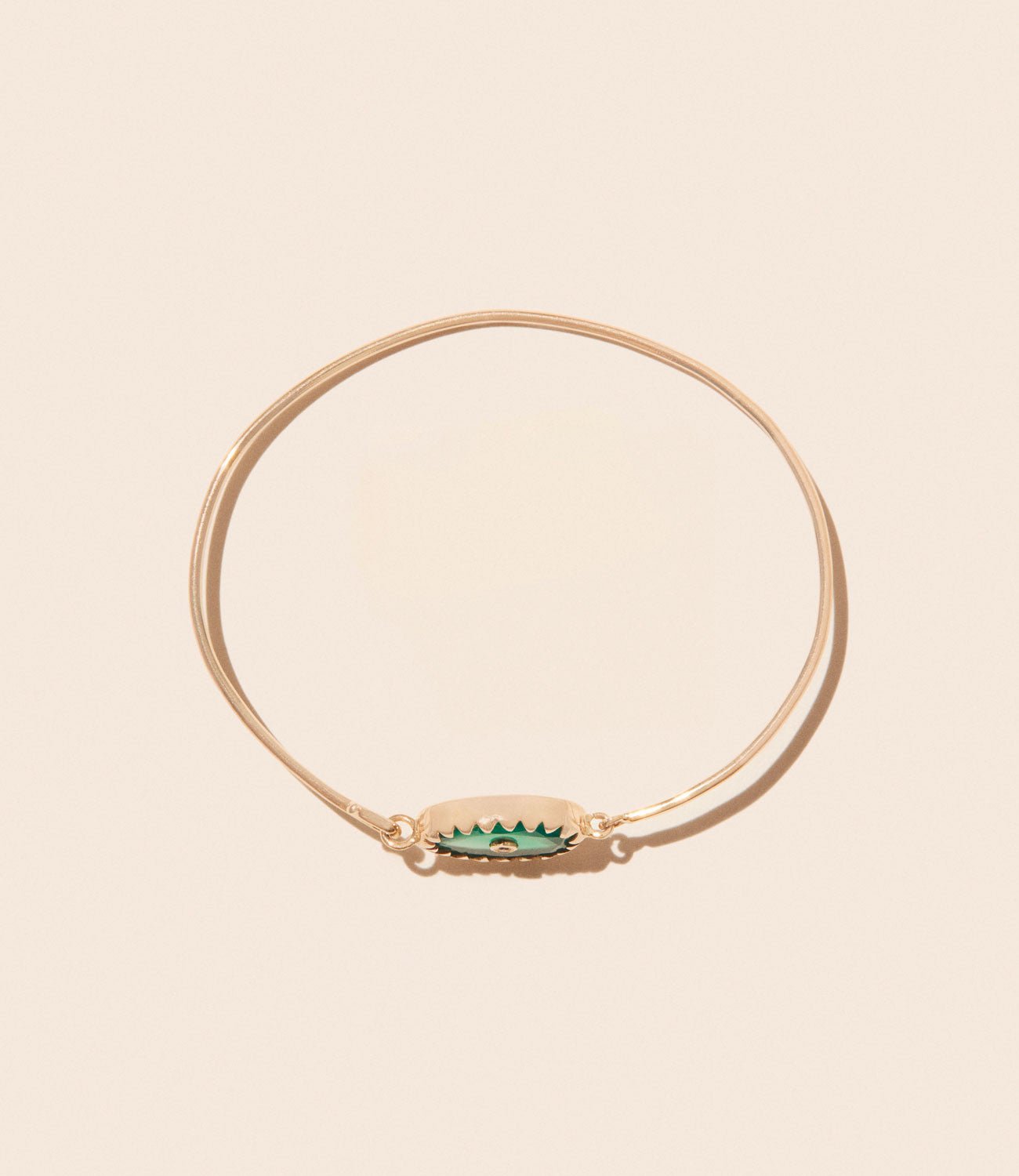 Bracelet Pascale Monvoisin Orso Green onyx - Tandem