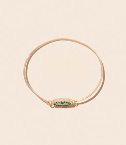 Bracelet Pascale Monvoisin Orso Green onyx - Tandem