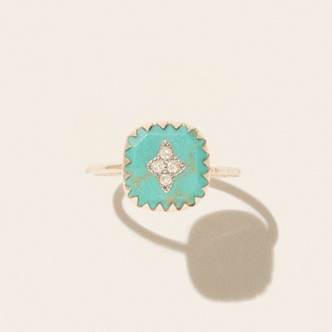 Bague Pascale Monvoisin Pierrot Turquoise - Tandem