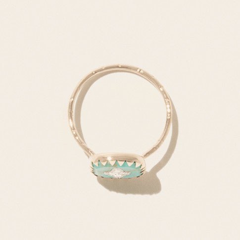 Bague Pascale Monvoisin Pierrot Turquoise - Tandem