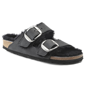 Sandales Birkenstock Arizona cuir huilé Noir