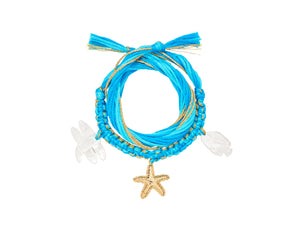 Bracelet Aurelie Bidermann Charms turquoise