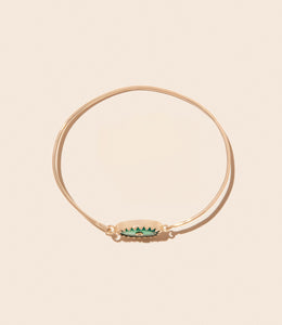 Bracelet Pascale Monvoisin Orso Green onyx